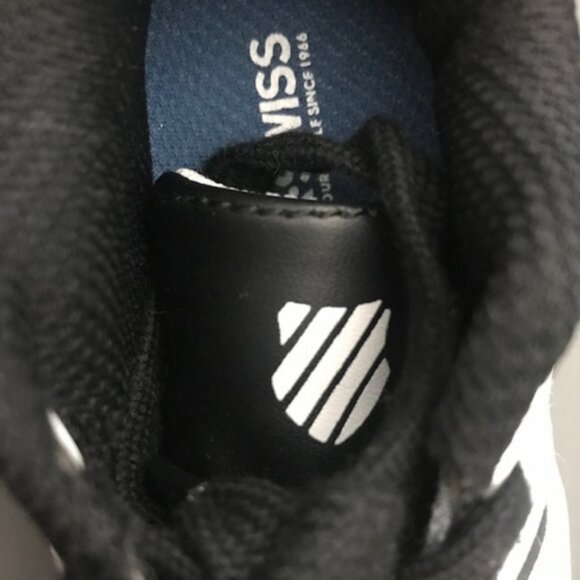 K-Swiss Baby Infant Toddler Casual Black Striped Sneakers Tennis Shoes NWOT Sz 5 - Picture 8 of 12